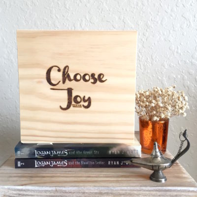 Choose Joy | Wood Burned Sign