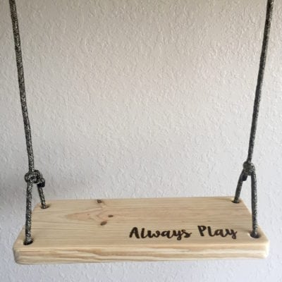 Always Play Wood Swing – Indoor/Outdoor