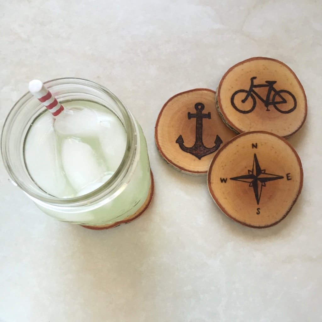 Wood Burned Coaster Kit — Forager Crafts: Creative Workshops & Events