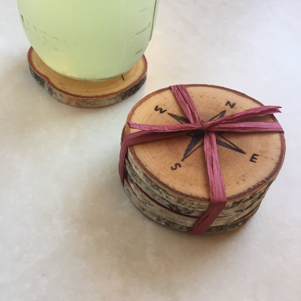 Wood Burned Coaster Kit — Forager Crafts: Creative Workshops & Events