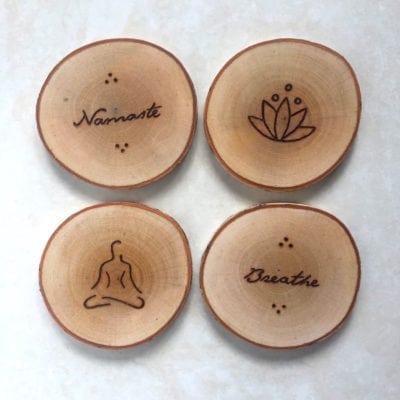 Yogi Forever | Wood Burned Coasters