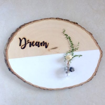 Dream | Wood Burned Sign