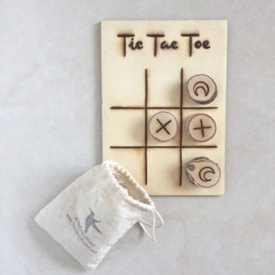 Tic Tac Toe | Wood Burned Game