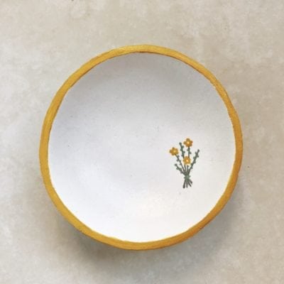 Wild flowers | Jewelry Dish