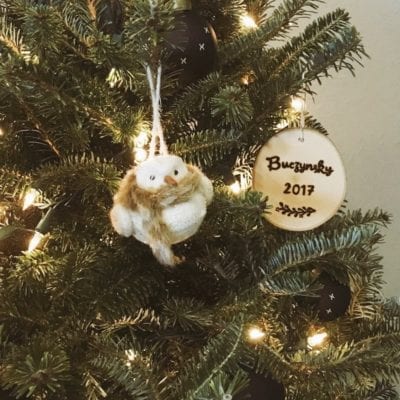 Personalized Ornament | Wood Burned Ornament